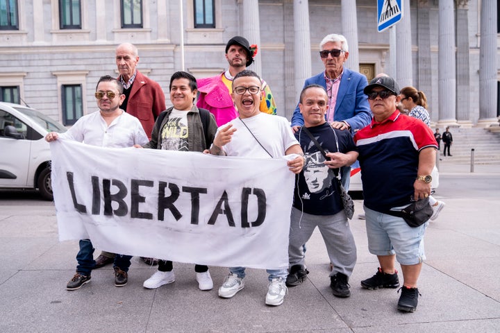 The Company Diversiones en el Ruedo has defended its spectacle known as the fireman-bullfighter show against the law that wants to prohibit it and that the Congress, foreseeably, will approve today. During the lower house of the law of transposition of European Union Directives, an ERC amendment was included to reform the norm of the Rights of Persons with Disabilities and their Social Inclusion to prohibit "the non-discrimination of persons with disabilities in public shows and recreational activities". (Photo By A. Perez Meca/Europa Press via Getty Images)