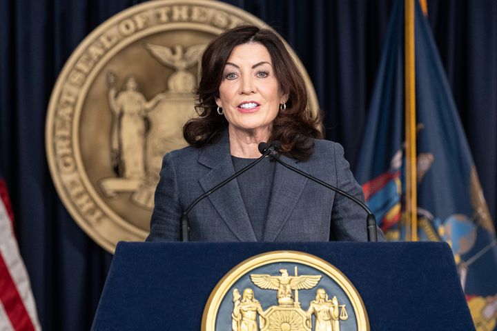 Speaking about the failure of her housing plan, New York Gov. Kathy Hochul (D) quoted hockey great Wayne Gretzky, who said, "You miss 100% of the shots you don’t take."