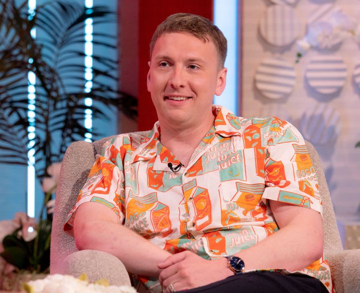 Joe Lycett pictured during an interview on Lorraine last year
