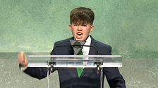 13-Year-Old Kyle Stickles Is All Hopeful Jets Fans In Announcing Team's Draft Pick