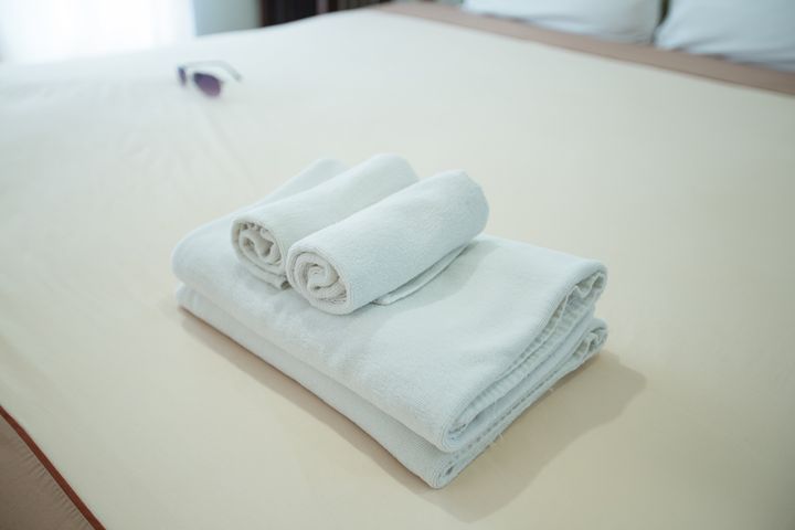 Try to use only the towels you need, and reuse them when possible.