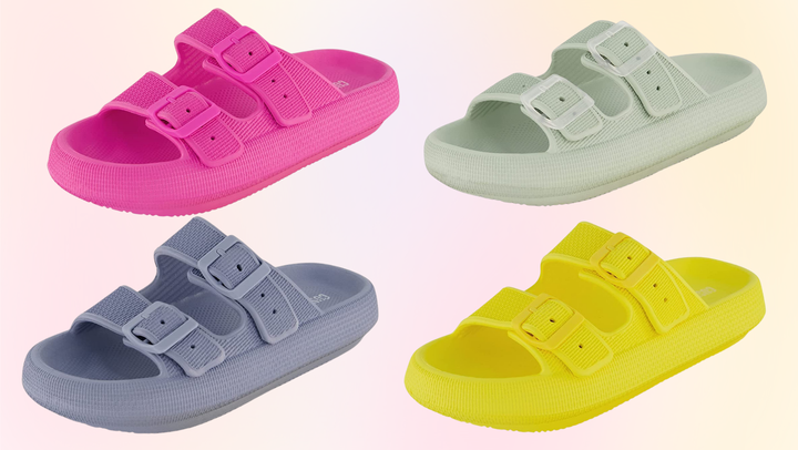 The Cushionare cloud sandals come in 26 colors.