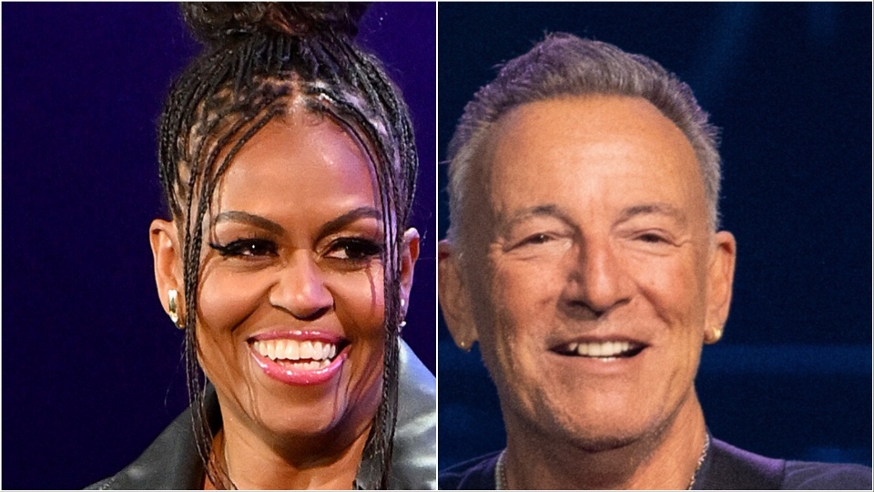 Michelle Obama Joins Bruce Springsteen Onstage During Barcelona Concert ...