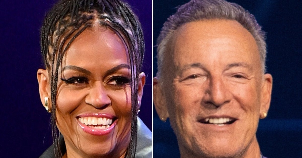 Michelle Springsteen Michelle Obama Joins Bruce Springsteen Onstage During Barcelona Concert ...