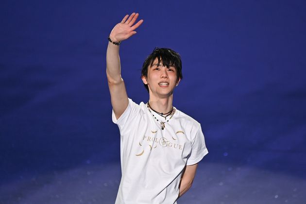 2022年11月4日、横浜で開催したアイスショー「Prologue」で演技する羽生結弦さん