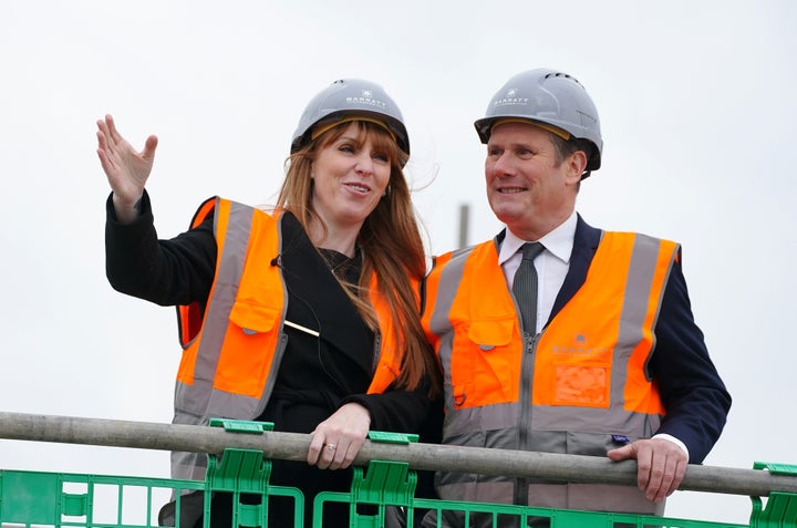 Labour leader Sir Keir Starmer and deputy leader Angela Rayner.