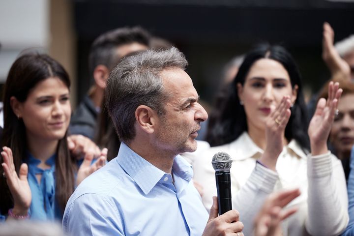 Ο Κυριάκος Μητσοτάκης κατά την ομιλία του εστίασε στις φιλεργατικές πολιτικές της ΝΔ