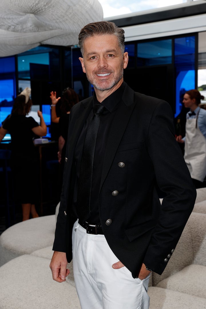 Jock Zonfrillo attends Victoria Derby Day at Flemington Racecourse on Oct. 29, 2022, in Melbourne, Australia.