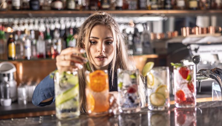 Fourteen-year-olds in Wisconsin could serve alcohol to seated customers in bars and restaurants under a bill circulated for cosponsors Monday by a pair of Republican state lawmakers.