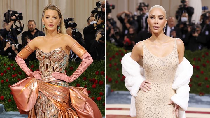 Blake Lively and Kim Kardashian had two of the most talked about looks at the 2022 Met Gala.