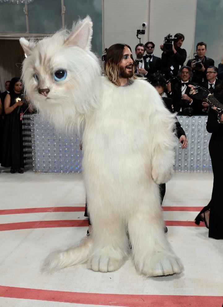 Jared Leto attends The 2023 Met Gala. (Photo by Jamie McCarthy/Getty Images)