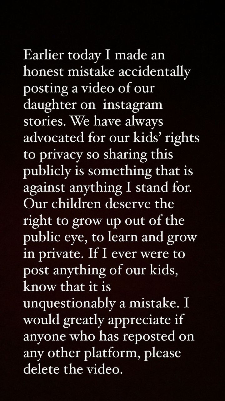 A screenshot of Sophie's Instagram post