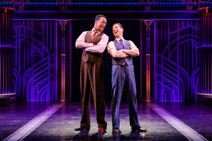 J. Harrison Ghee (left) and Christian Borle in Broadway's "Some Like It Hot."