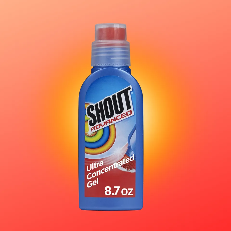 2) Shout Advanced Set-In Stain Scrubber Stain Remover Concentrated Gel 8.7  oz