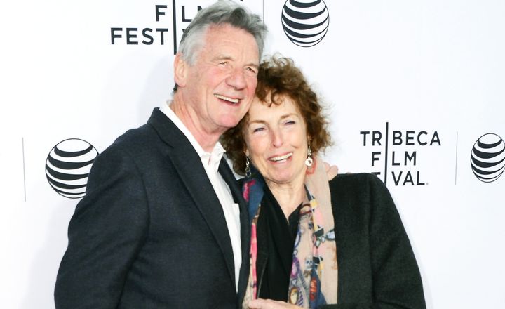 Sir Michael Palin and his wife Helen at the Tribeca film festival in 2015