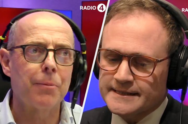Nick Robinson clashed with Tom Tugendhat on the Today programme
