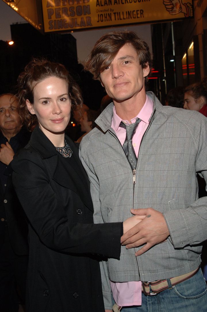 Paulson and Pascal at the opening of "Absurd Person Singular" at the Biltmore Theater on Oct. 18, 2005, in New York City.