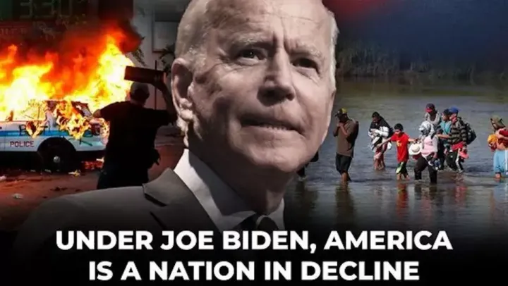 The Donald Trump campaign ran an anti-Joe Biden ad using photos from 2020.