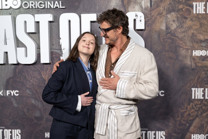 Actors Bella Ramsey and Pedro Pascal attend the Los Angeles FYC Event "The Last Of Us" on Friday.