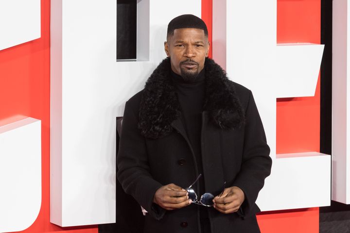 Jamie Foxx at the London premiere of Creed III in February