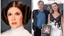 Carrie Fisher Gets Star On Hollywood Walk Of Fame On May The 4th