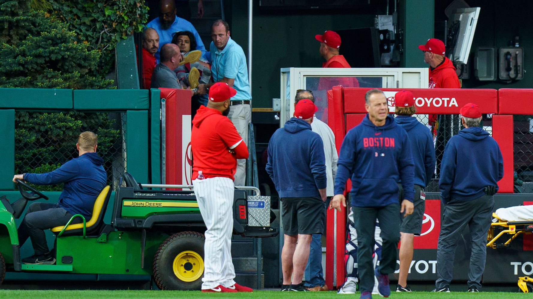 Phillies fan who took huge hit after storming field vows to return to  Citizens Bank Park for World Series 