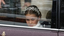 Kate Middleton And Princess Charlotte Twin In Mother-Daughter Headpieces At Coronation