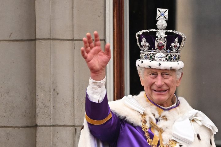 King Charles III on the Buckingham Palace balcony