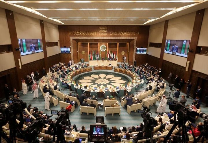 Φωτογραφία δείχνει την εναρκτήρια συνεδρίαση της συνόδου των Αράβων υπουργών Εξωτερικών στην έδρα του Αραβικού Συνδέσμου, για να συζητήσουν την κατάσταση στο Σουδάν και τη Συρία, στο Κάιρο της Αιγύπτου στις 7 Μαΐου 2023. REUTERS/Amr Abdallah Dalsh