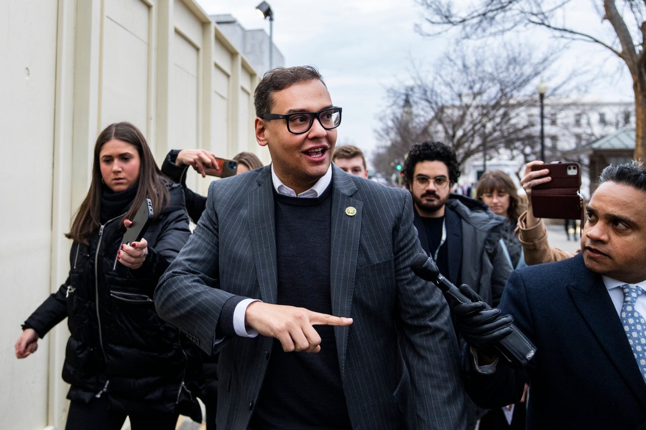 Rep. George Santos (R-N.Y.) has tweeted out Project Veritas videos of teachers in his congressional district.