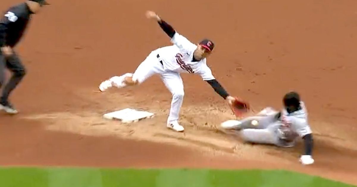 OMG: Tigers' Player Gets Caught Stealing In The Most Painful Way Possible