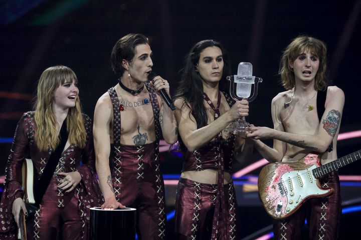Eurovision 2021 winners, Italy's Maneskin 
