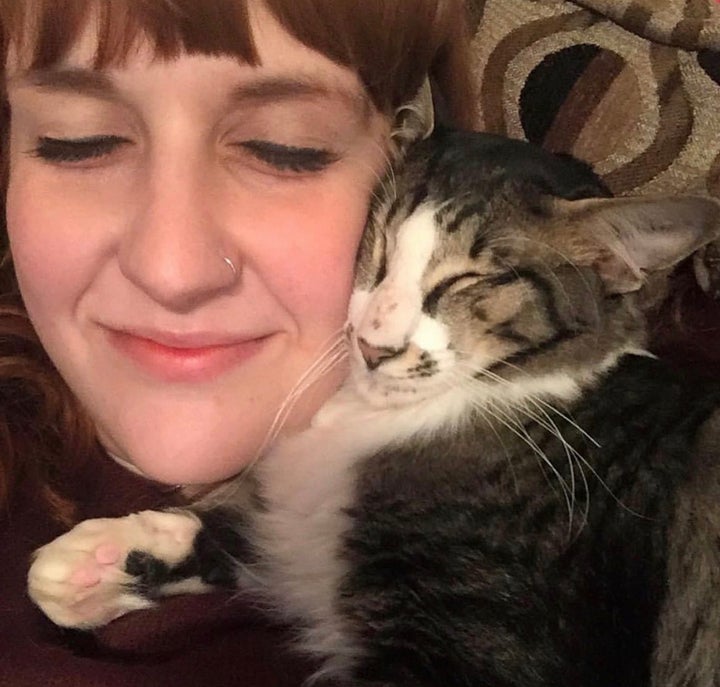 Kylo preferred to be smooshed against my face.