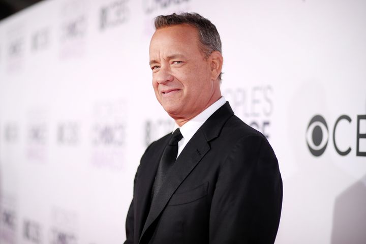 Hanks attends the People's Choice Awards 2017 on Jan. 18, 2017 in Los Angeles, California. 