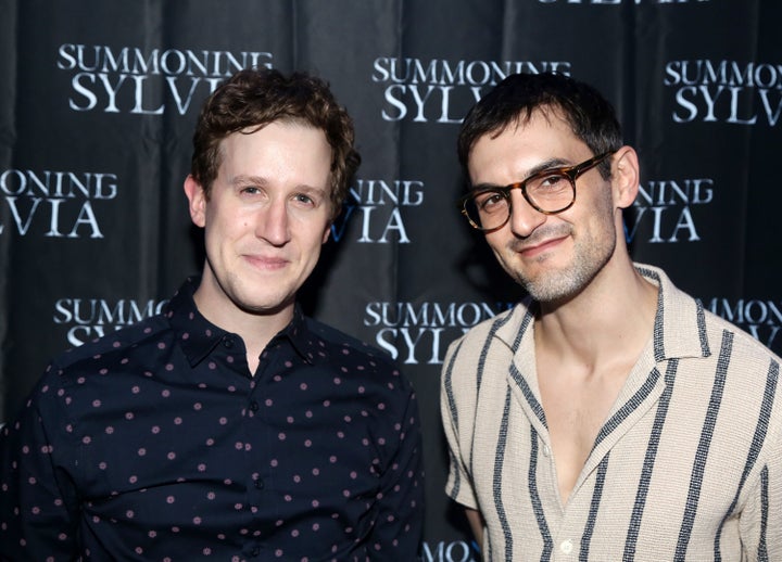 Wyse (left) with his "Summoning Sylvia" co-writer and co-director Wesley Taylor.