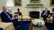 Biden Urges Republicans To End Debt Default Threat At Oval Office Meeting