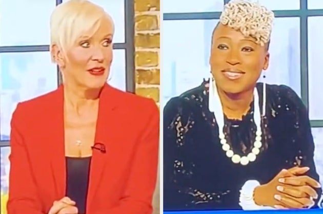 Dawn and Dr Shola in the Jeremy Vine studio