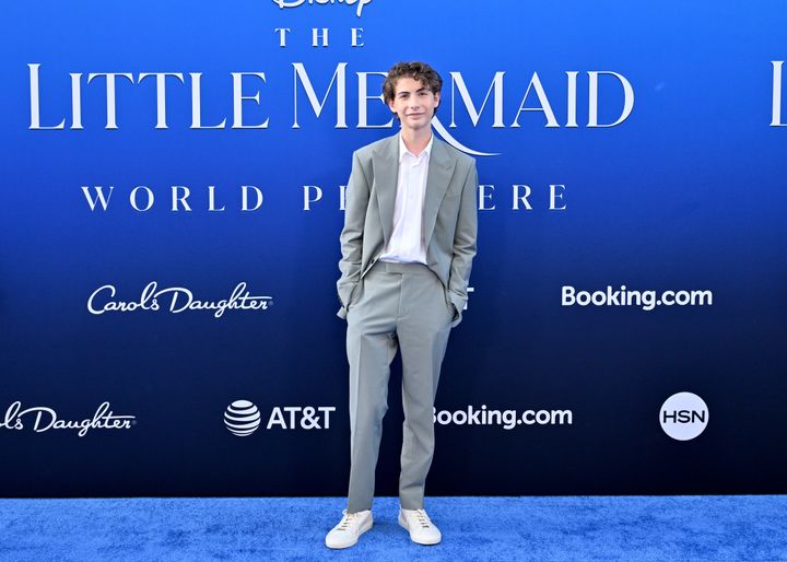 Jacob Tremblay at the world premiere of Disney's "The Little Mermaid" on May 8, 2023, in Hollywood.