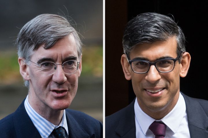 Jacob Rees-Mogg and Rishi Sunak. The Retained EU Law (REUL) Bill will include a list of 600 EU laws to be revoked by the end of the year.