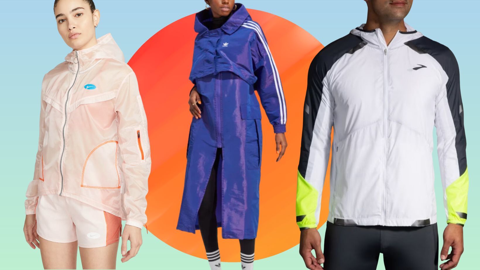 Running in best sale a windbreaker