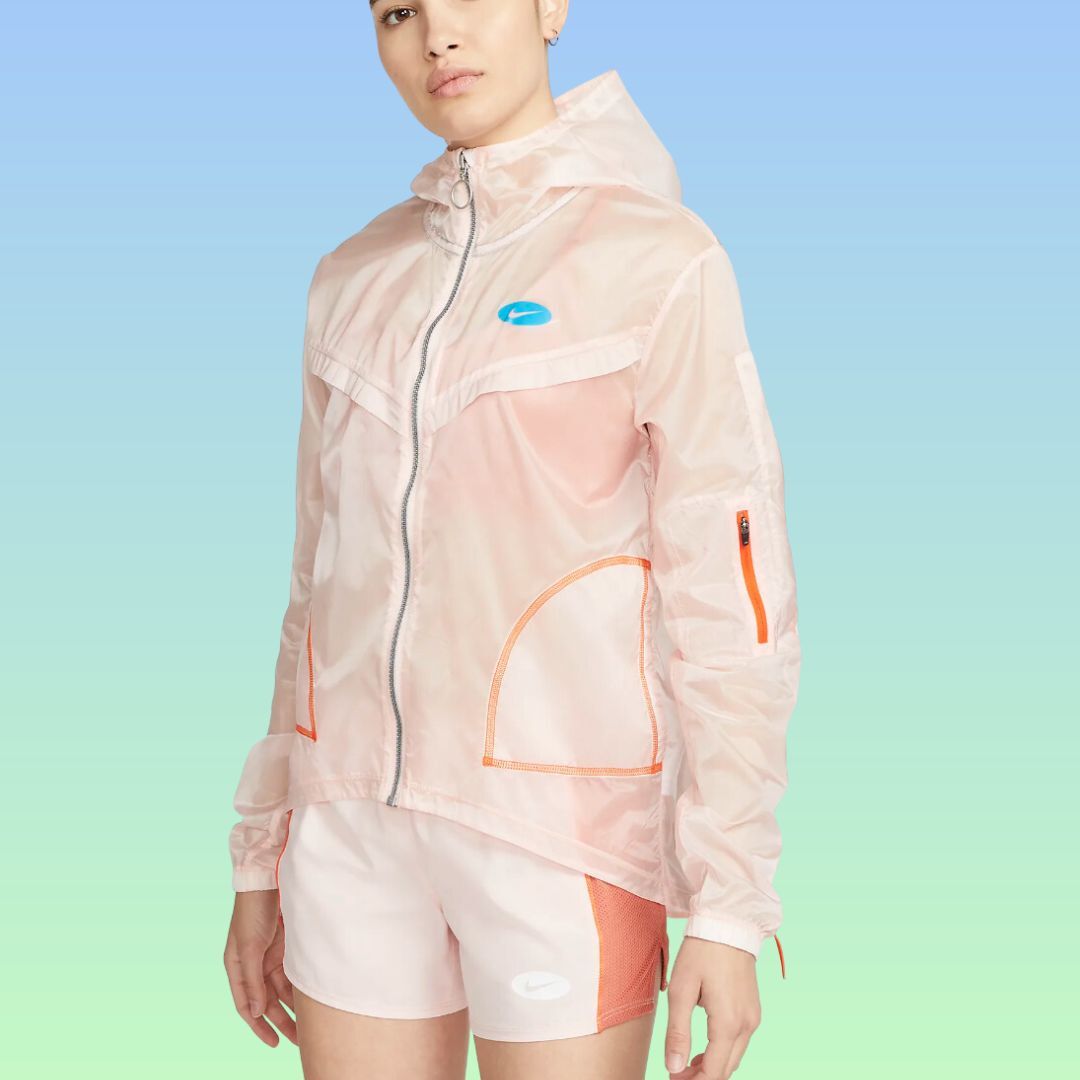 Nike on sale windbreaker clear