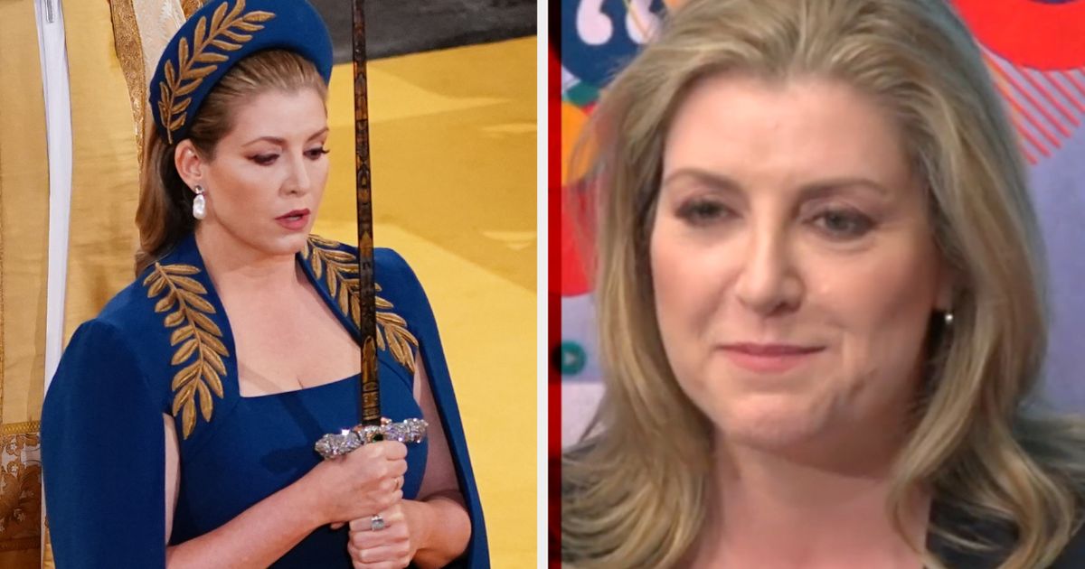 Penny Mordaunt did *major* prep so she could carry that sword