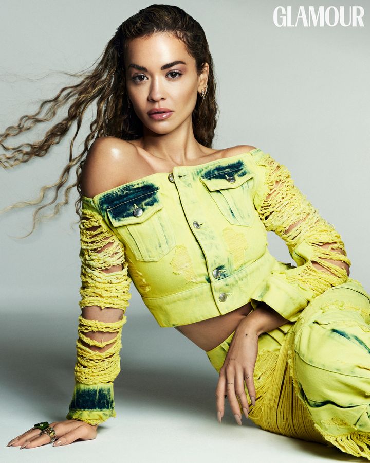 Rita Ora pictured in a new photo-shoot for Glamour magazine