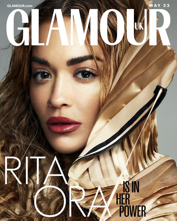 Rita Ora on the cover of Glamour