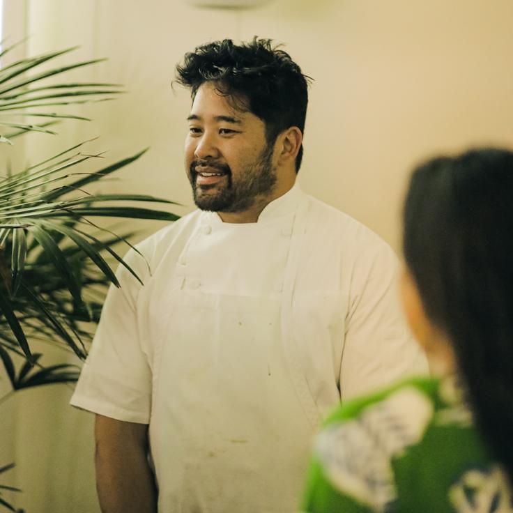 Brandon Jew, executive chef at the restaurant Mister Jiu's in San Francisco, is navigating culinary expression through his blended, Asian American identity.