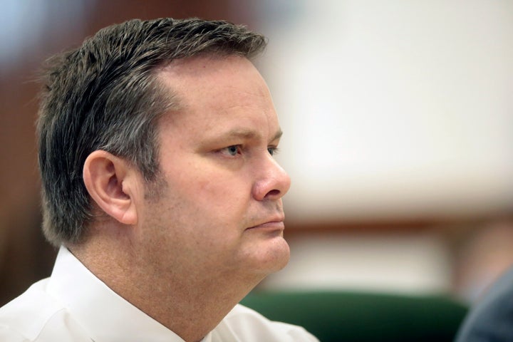 Chad Daybell appears during a court hearing in St. Anthony, Idaho, Aug. 4, 2020.