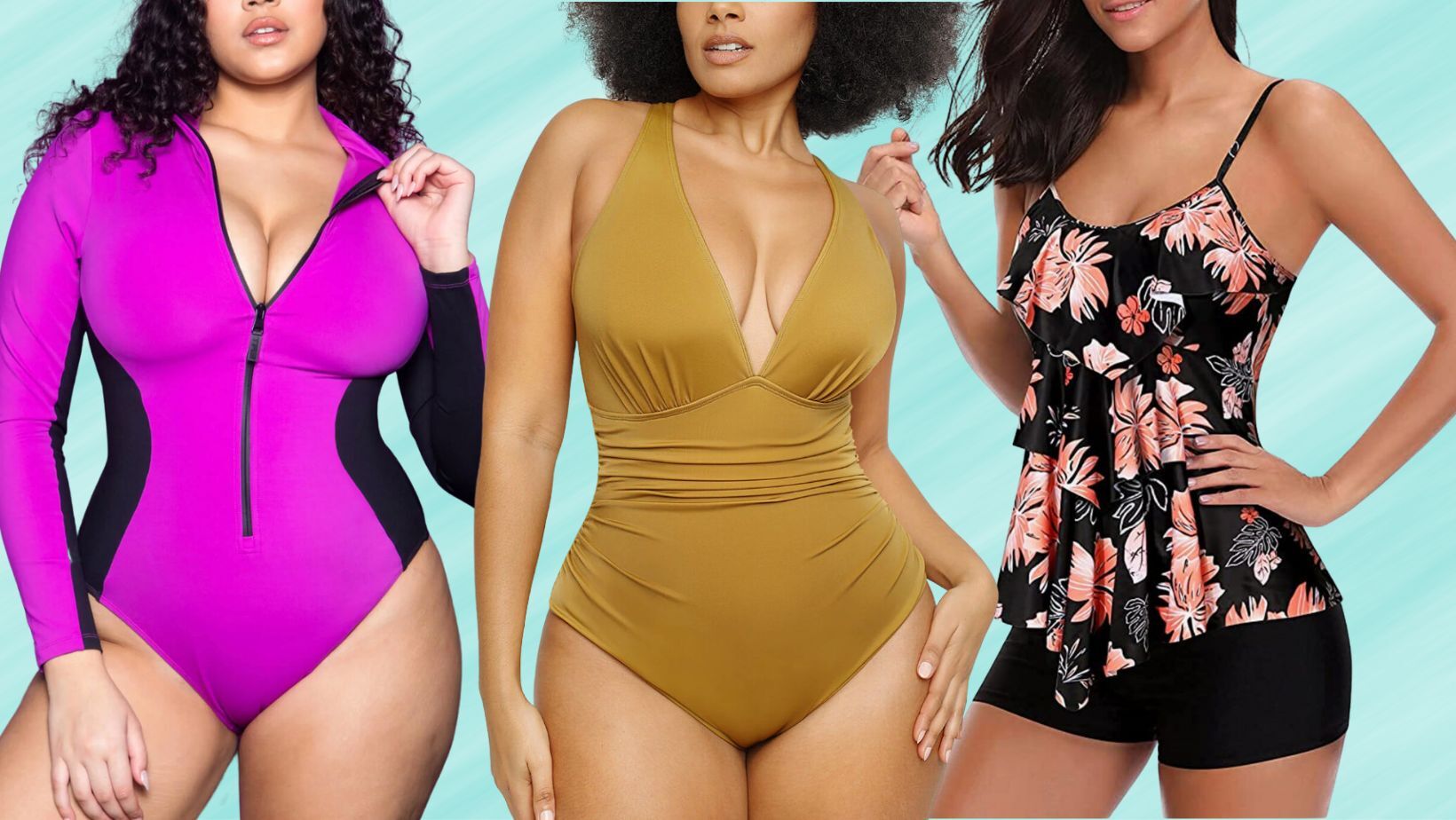 Bathing suits for hot sale big stomachs