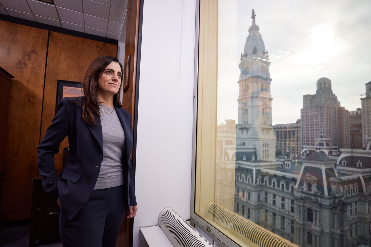 Rebecca Rhynhart, Philadelphia's former city controller, has a more liberal message than Parker and Domb on crime, but is not as progressive as Helen Gym.