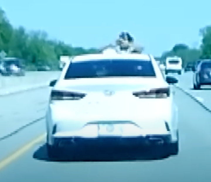 Indiana State Police are investigating a road rage incident along I-465 in which a person stuck their head out of a car’s sunroof and pointed a gun at the car behind them.