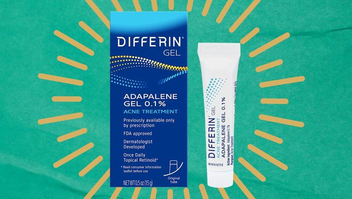 Differin contains 0.1% adapalene, a type of retinoid that was previously only available by prescription.
